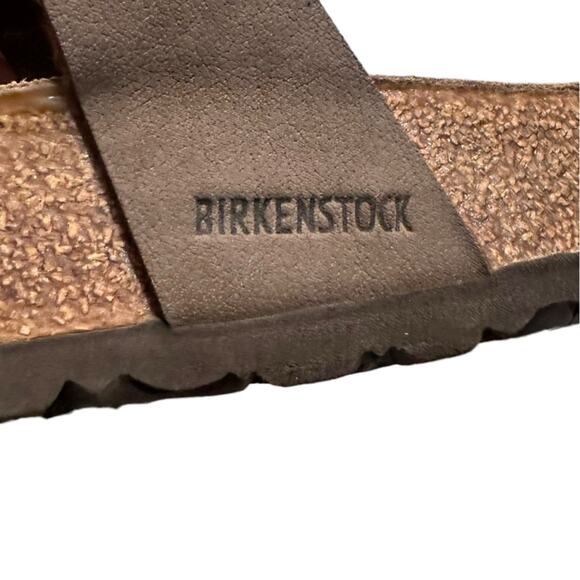 Birkenstock Women’s 39 (8.5/9) Brown Mayari Slip On Sandals - Picture 3 of 8